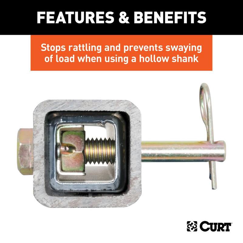 CURT Anti-Rattle Kit (Fits 1-1/4" Receiver) - 22315
