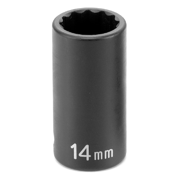 Grey Pneumatic SKT 3/8" DRIVE X 14MM SEMI-DEEP -12 POIN - GP1114MSD