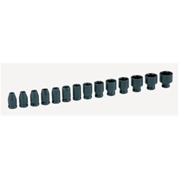 Coolkitchen 9714M 0.25 in. Surface Drive 14 Piece Standard Metric Set, 14PK - CO383503