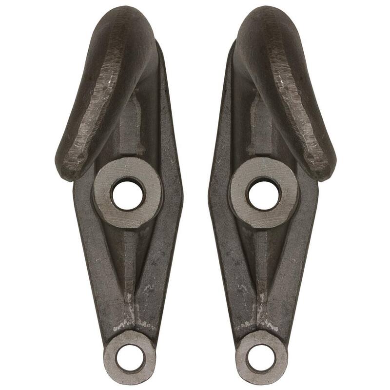 Buyers Products Company 2-Hole Plain Finish Drop Forged Heavy-Duty Towing Hooks - B2801A