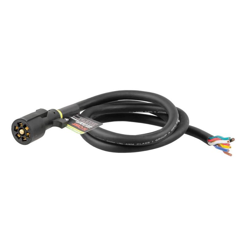 CURT 6' Replacement 7-Way RV Blade Harness (Trailer Side) - 56601