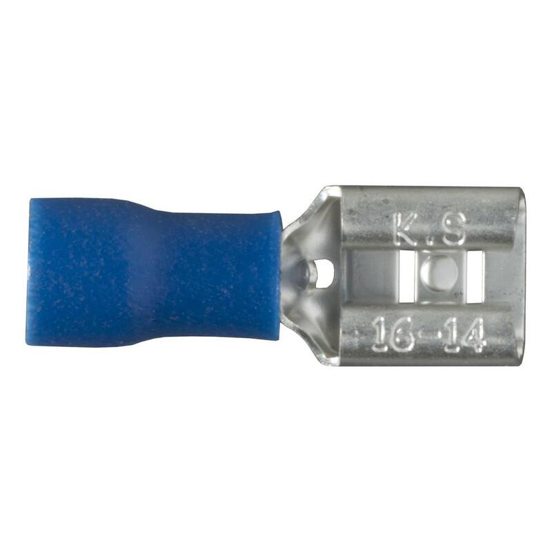CURT Female Quick Connectors (16-14 Wire Gauge, 100-Pack) - 59592