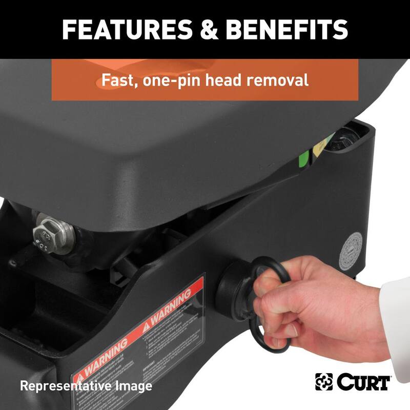 CURT A20 5th Wheel Hitch with Ford Puck System Roller - 16676