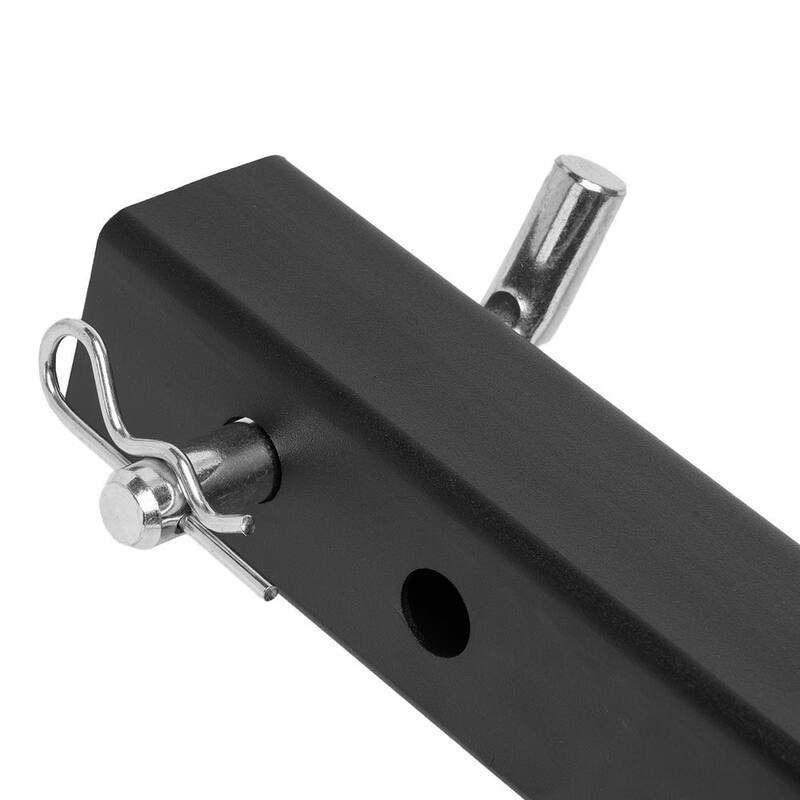 Stark 2 in. Universal Hitch Mount Triple-Flag Pole Holder - 26513-H