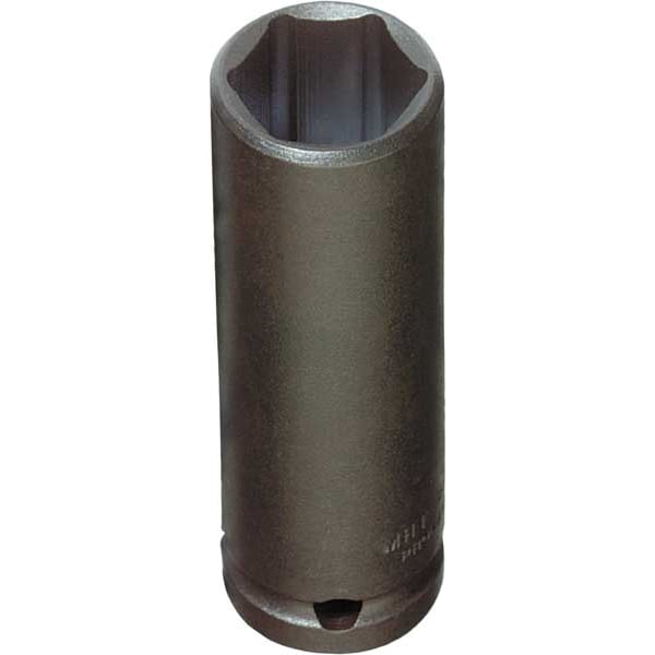 Proto 1/2 in Drive Impact Socket 1 1/8 in Size 6 pt Deep Depth, Black Oxide - J7336HT