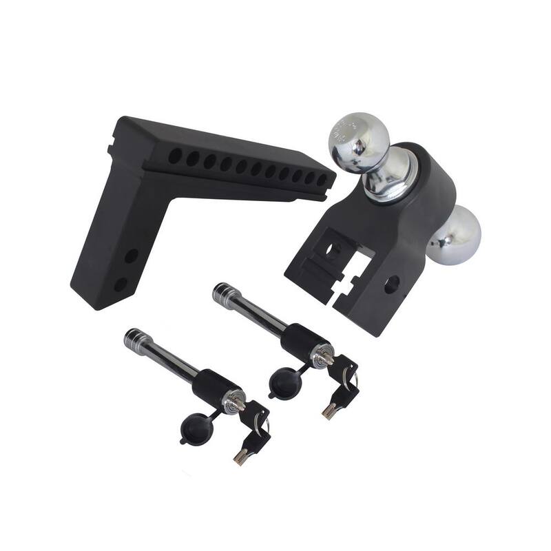 Trailer Valet Blackout 0 in. - 10 in. Drop 10000 lbs. Capacity Class IV Drop Hitch - Adjustable (2 in. Plus 2-5/16 in.) - BSDH0033