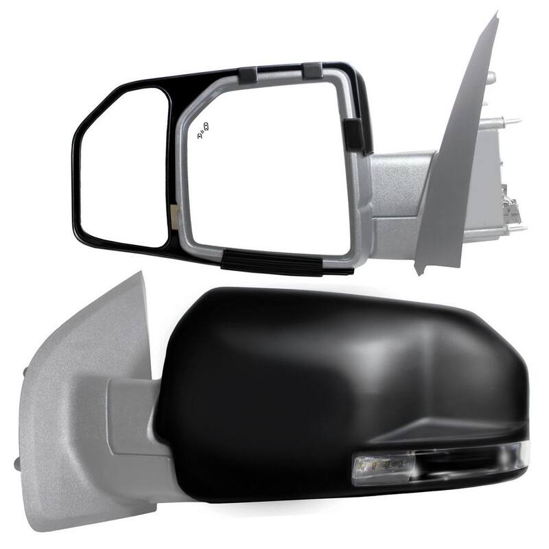 Snap & Zap Clip-on Towing Mirror Set for 2015 - 2020 Ford F-150 - 81850