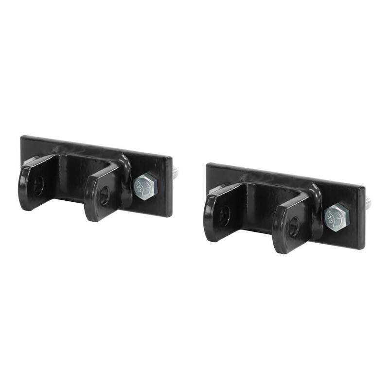 CURT Adjustable Tow Bar Bumper Brackets (1/2" Pin Holes) - 19748