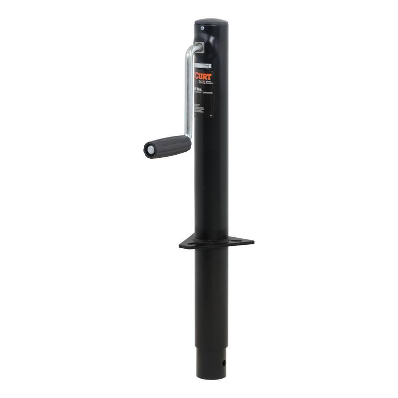 CURT A-Frame Jack with Side Handle (2,000 lbs., 14-1/2" Travel) - 28204