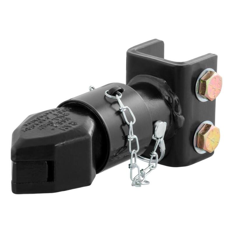 CURT 2" Channel-Mount Coupler with Sleeve-Lock (7,000 lbs., Black) - 25319