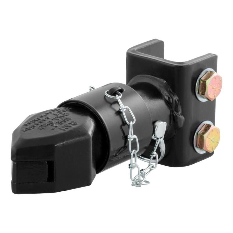 CURT 2" Channel-Mount Coupler with Sleeve-Lock (7,000 lbs., Black) - 25319