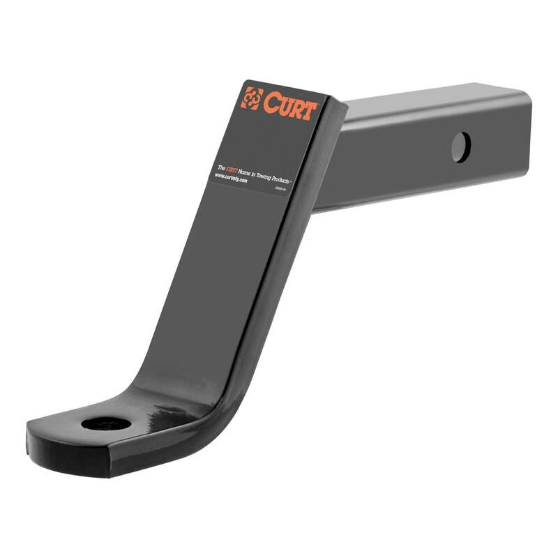 CURT Class 3 7,500 lbs. 6 in. Drop Trailer Hitch Ball Mount Draw Bar (2 in. Shank, 9-1/4 in. Long) - 45070
