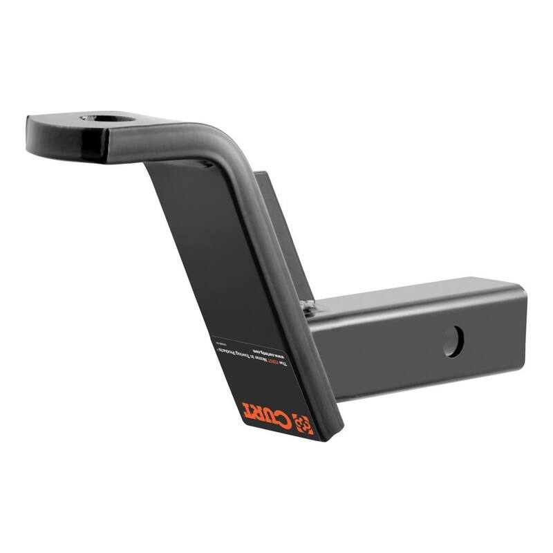 CURT Class 3 7,500 lbs. 6 in. Drop Trailer Hitch Ball Mount Draw Bar (2 in. Shank, 9-1/4 in. Long) - 45070