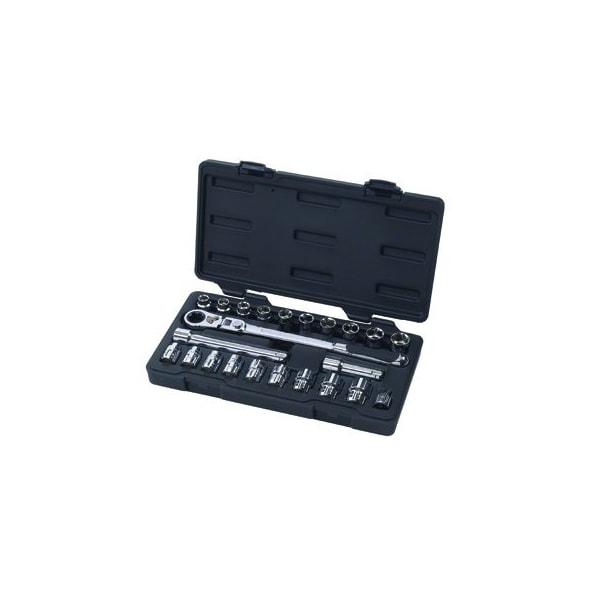 Apex Tool Group SKT SET 3/8" DR 6PT SAE/MET LOK FLEX 23 - GWR893823