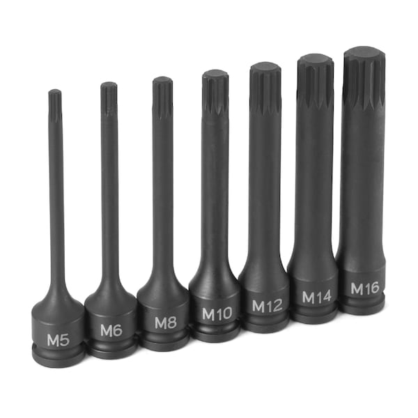 Grey Pneumatic SKT SET 3/8" DR 7 PC SQ  DRIVE TRIPLE IM - GP1247S