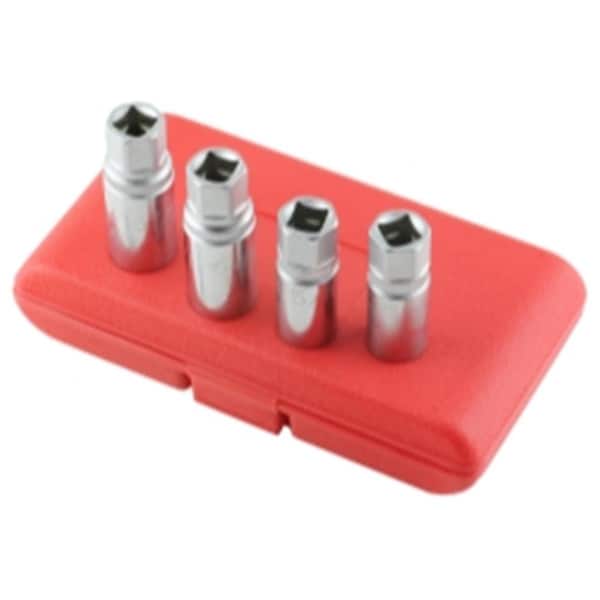 Keen 0.5 in. Drive Fractional Stud Remover Set, 4 Piece - KE3004437