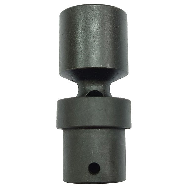 Westward 1/4 in Drive Flex Impact Socket 9/16 in Size 6 pt Standard Depth, Black Oxide - 4LYD7