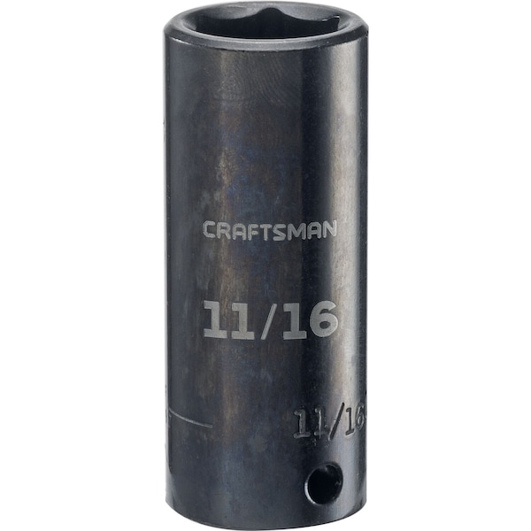 Craftsman Sockets, 3/8" Drive 11/16" SAE Deep Impa - CMMT15897