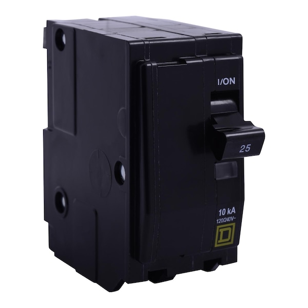 Square D Miniature Circuit Breaker, QO Series, 15A, 2 Pole, 120/240V AC, 10kA at 120/240V AC - QO2155237