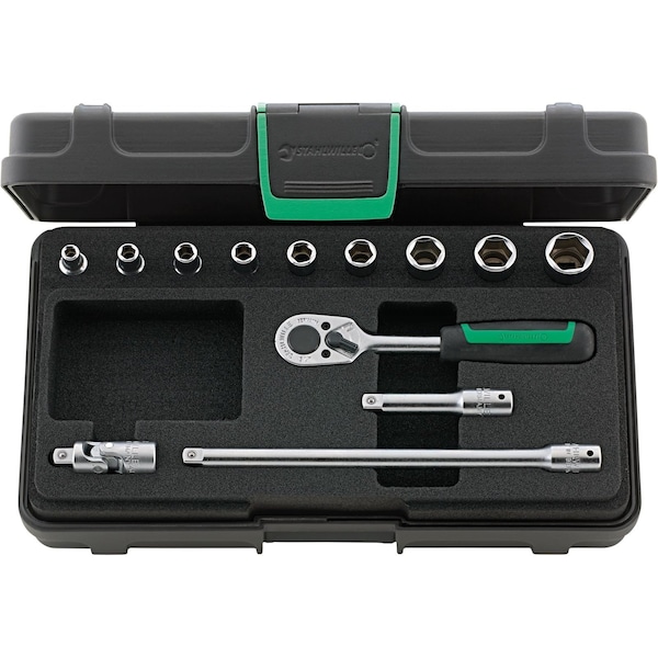 Stahlwille Tools 6, 3 mm (1/4") Socket set 13-pcs. - 96011119