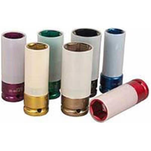 Astro Pneumatic Astro Pneumatic AST-7870-21 21 mm Impact Socket With Chrome Protective Plastic Sleeve And Shallow Broach - AST-7870-21