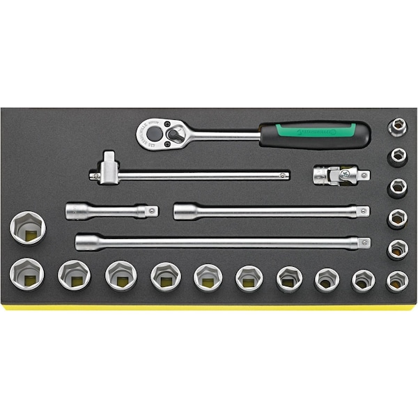Stahlwille Tools Tools i.TCS inlay No.TCS 456/16/6 1/3-tray22-pcs. - 96838752