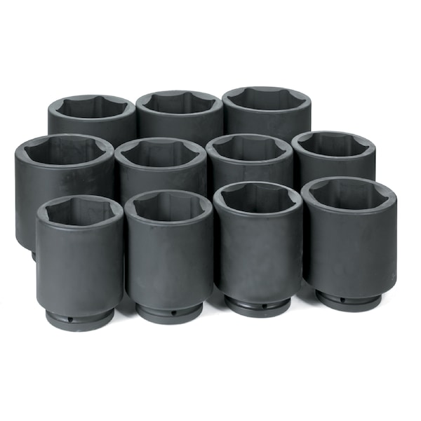 Grey Pneumatic SKT SET 1" DR. 11 PIECE DEEP FRACTIONAL - GP9011D