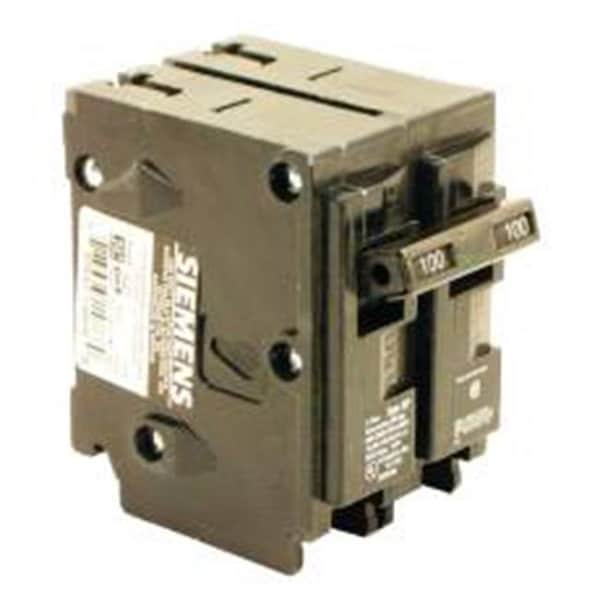Siemens Circuit Breaker, QP/MP Series, 100A, 2 Pole, 120/240V AC, 10kA - 605920