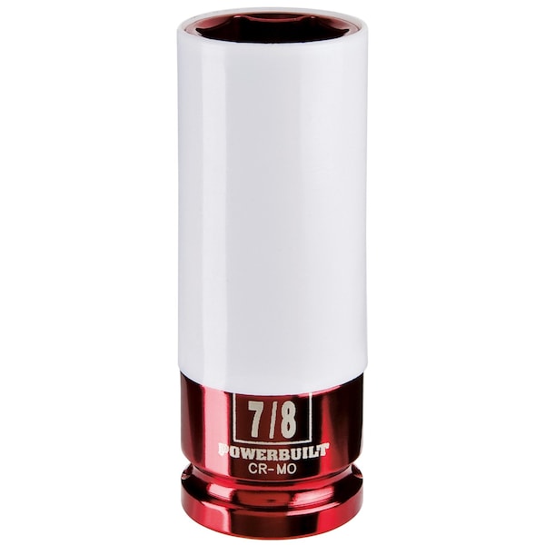 Powerbuilt 1/2" Drive 7/8" Thin Wall Color Lug Nut Skt - 941044