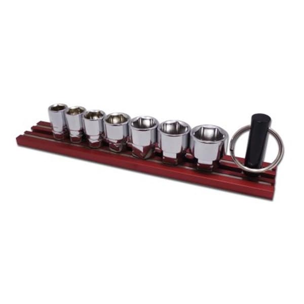 Homecare Products Dual Drive SAE Shallow Chrome Sockets Set - 7 Piece - HO2954556
