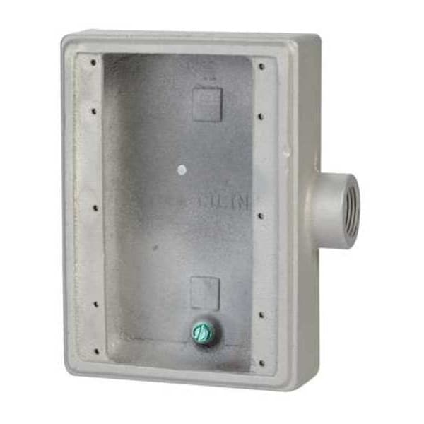 Appleton Electric Weatherproof Electrical Box, 40 cu in, FS Box Type, 3 Gangs, Malleable Iron - FS-3-100