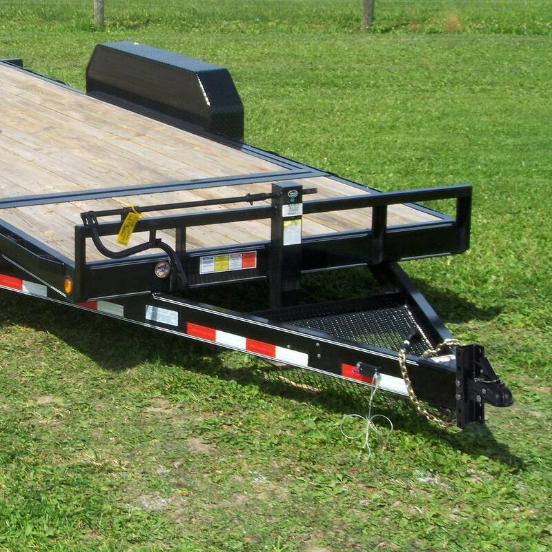 VEVOR Adjustable Trailer Coupler and 5-Position Channel Bracket Kit, 2-5/16 in. Hitch Ball, 15000 lbs. Capacity, Black Coating - KDJXTCOHQDZ22GEBVV0-805