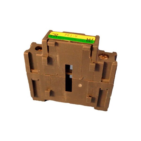 Springer Controls Co - Springer Controls / MERZ, Terminal de tierra para ML1-25P, ML1-40P - Montaje en base Din - PE1-V