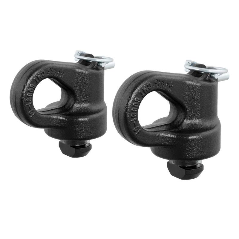 CURT OEM Puck System Gooseneck Safety Chain Anchors - 60691
