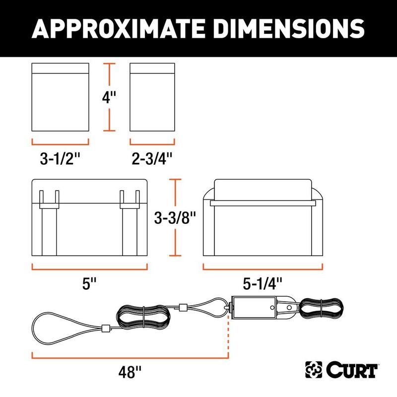 CURT Soft-Trac 1 Breakaway Kit - 52041