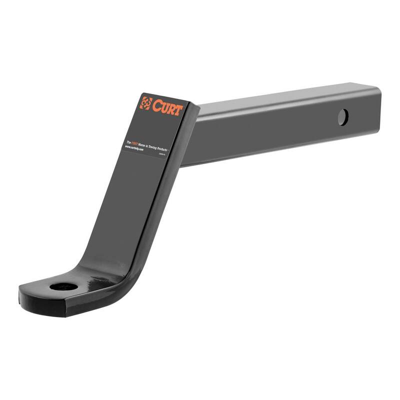 CURT Class 3 7,500 lbs. 6 in. Drop Trailer Hitch Ball Mount Draw Bar (2 in. Shank, 14-1/4 in. Long) - 45280