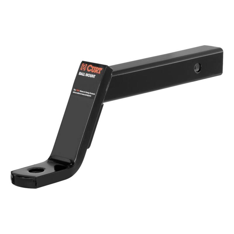 CURT Class 3 7,500 lbs. 6 in. Drop Trailer Hitch Ball Mount Draw Bar (2 in. Shank, 14-1/4 in. Long) - 45280