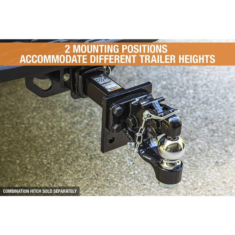 Buyers Products Company 2-Position 15,000 lbs. Pintle Hook Mount for 2 in. Hitch Receivers - PM105