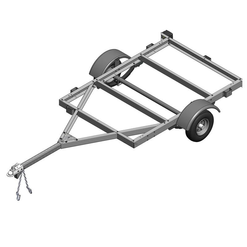 Marathon Galvanized 2 ft. Kit Trailer Tongue Extension Hitch - 504469