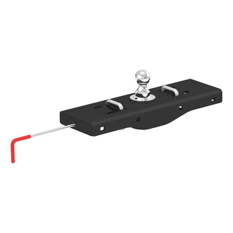 CURT Double Lock EZr Gooseneck Hitch, 2-5/16" Ball, 30K (Brackets Required) - 60619