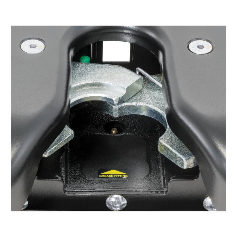 CURT Q20 5th Wheel Hitch with Roller and Ram Puck System Adapter - 16687