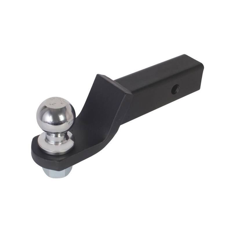 Trailer Valet Blackout 2 in. Ball - 2 in. Drop 5000 lbs. Capacity Class III Ball Hitch with Signature Black Wrinkle Powder Coat - BSDH0010