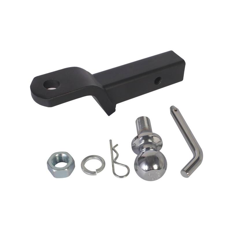 Trailer Valet Blackout 2 in. Ball - 2 in. Drop 5000 lbs. Capacity Class III Ball Hitch with Signature Black Wrinkle Powder Coat - BSDH0010