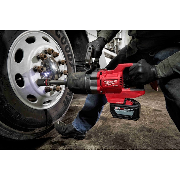 Milwaukee Tool 1 in Drive Impact Socket 1 3/16 in Size, Standard Socket, Black Phosphate - 49-66-6551