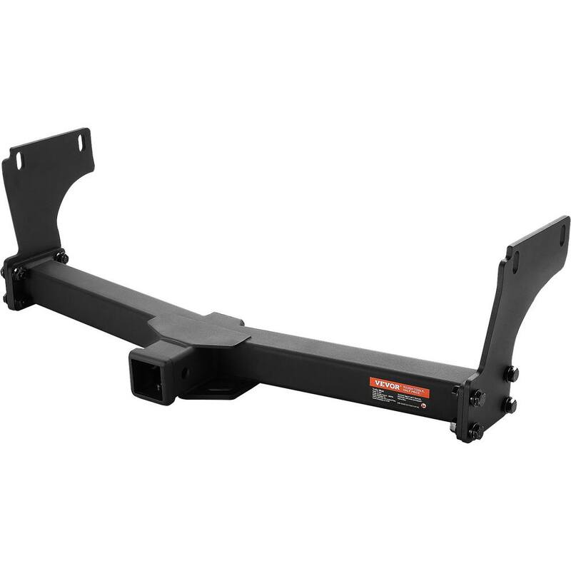 VEVOR Class 3 Trailer Hitch, 2 in. Receiver, Q455B Steel Tube Frame, Compatible with 2011-2022 Jeep Grand Cherokee, Black - GGLJQTG2YCJE5ZWG3V0-730