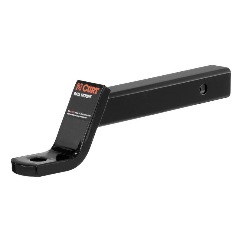 CURT Class 3 7,500 lbs. 4 in. Drop Trailer Hitch Ball Mount Draw Bar (2 in. Shank, 13 in. Long) - 45270