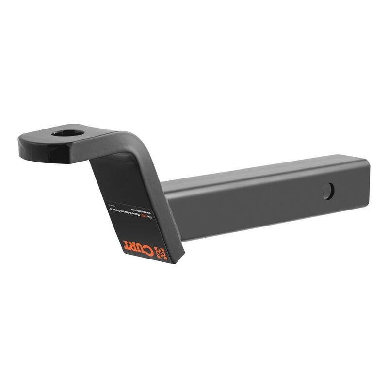 CURT Class 3 7,500 lbs. 4 in. Drop Trailer Hitch Ball Mount Draw Bar (2 in. Shank, 13 in. Long) - 45270