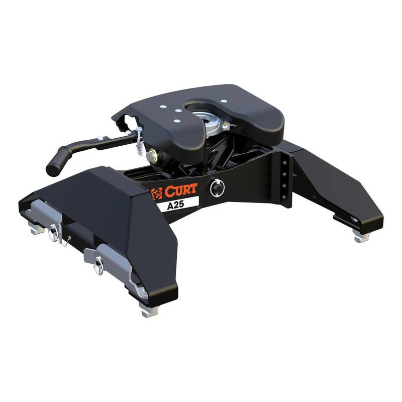 CURT A25 5th Wheel Hitch, Select Silverado, Sierra 2500, 3500 HD, 8' Bed Puck System - 16066