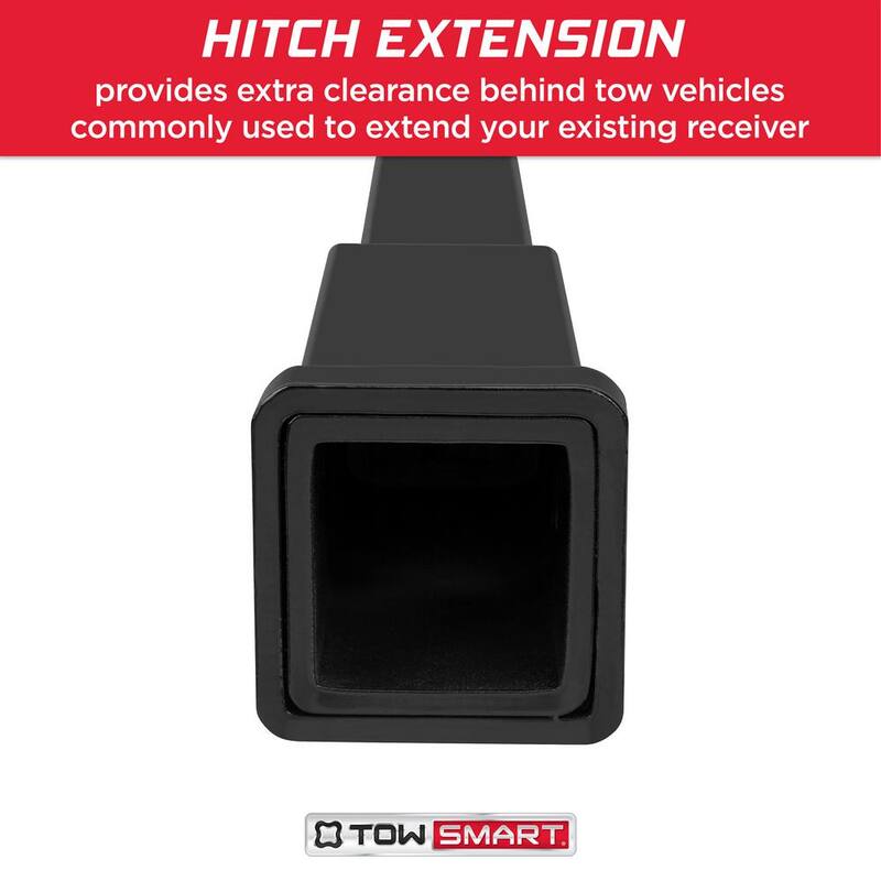 TowSmart 2 in. x 12 in. Hitch Extension with Collar 333 lbs. - 7067