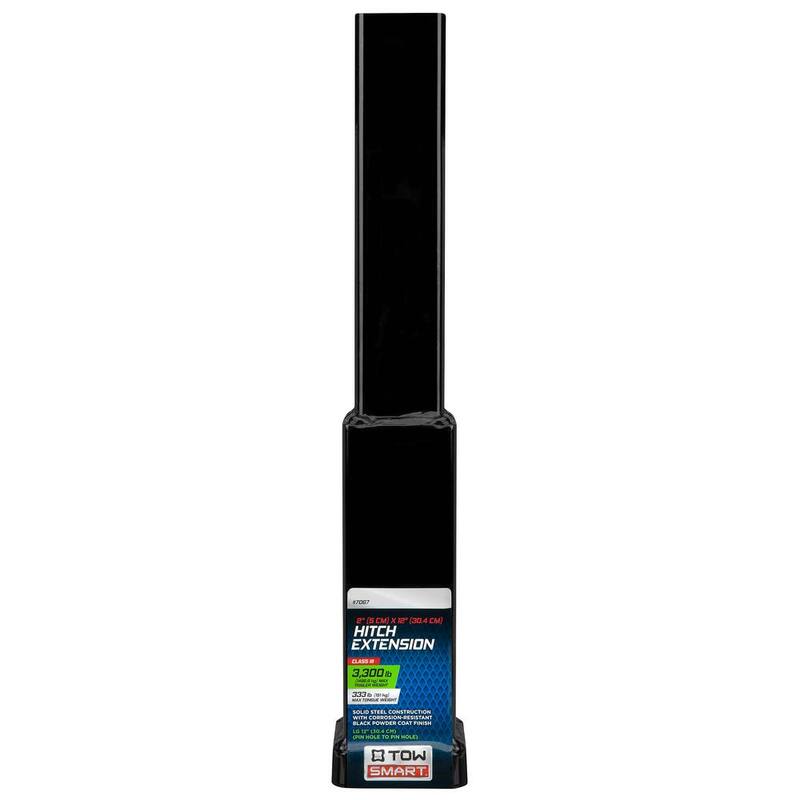 TowSmart 2 in. x 12 in. Hitch Extension with Collar 333 lbs. - 7067